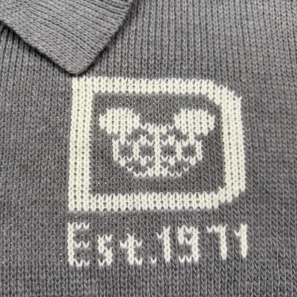 Jersey Suéter Disneyland Resort Spirit Talla L Cremallera Completa Chaqueta Mickey Mouse Tejido Foto 2 de 4