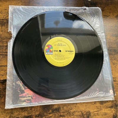 AC/DC Let There Be Rock LP Vinyl 12'' Stereo ATCO 1977