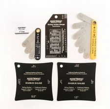 Music Nomad Precision 6 pc. Guitar Setup Gauge Tool Set with Case (MN604) Nice