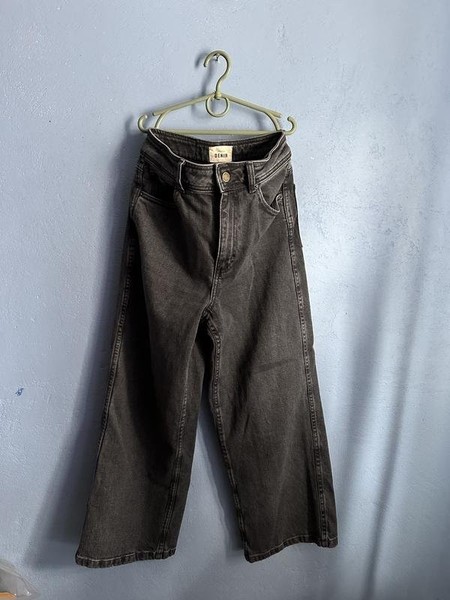 Women Sezane Jeans Grey Denim S