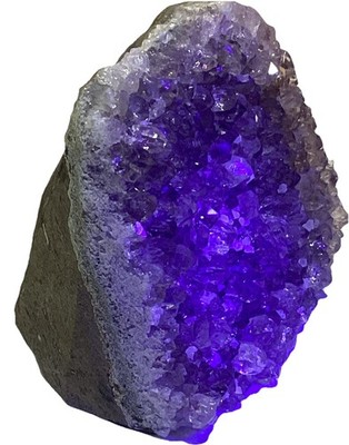 Deep Purple 100% Natural Amethyst Mineral Geode