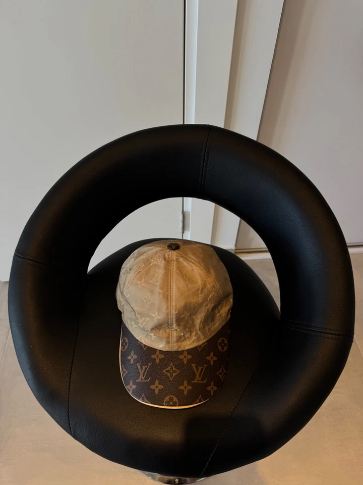 Louis Vuitton Cap Beige Monogram Get Ready Coated Canvas Unisex Size M - Image 3 of 4