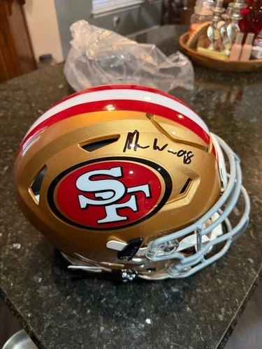 San Francisco 49ers autographed Mykel Williams SpeedFlex Authentic Helmet