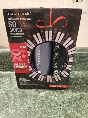 NOB Matrix Total Results So Silver Color Obsessed Shampoo Conditioner BONUS READ