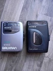 Sony Walkman WM-FX21 WM-FX141 AM FM Cassette Player Parts or Repair Black