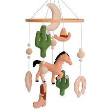 Western Baby Mobile, Cowboy Mobile for Crib, Crib Mobile for Boys, Western Nurse