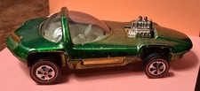 Hot Wheels Redline 1967 Silhouette Cushenbery Green Usa Bubbletop Show Car Sweet
