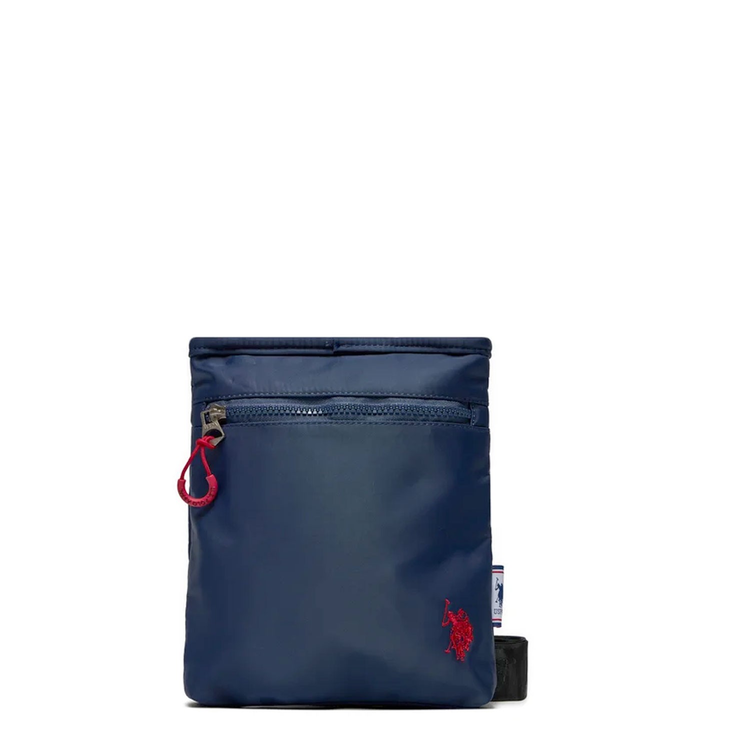 Borsello uomo Tracolla U.S. Polo Assn Flat spalla Blu Navy tasche zip Borsa uomo