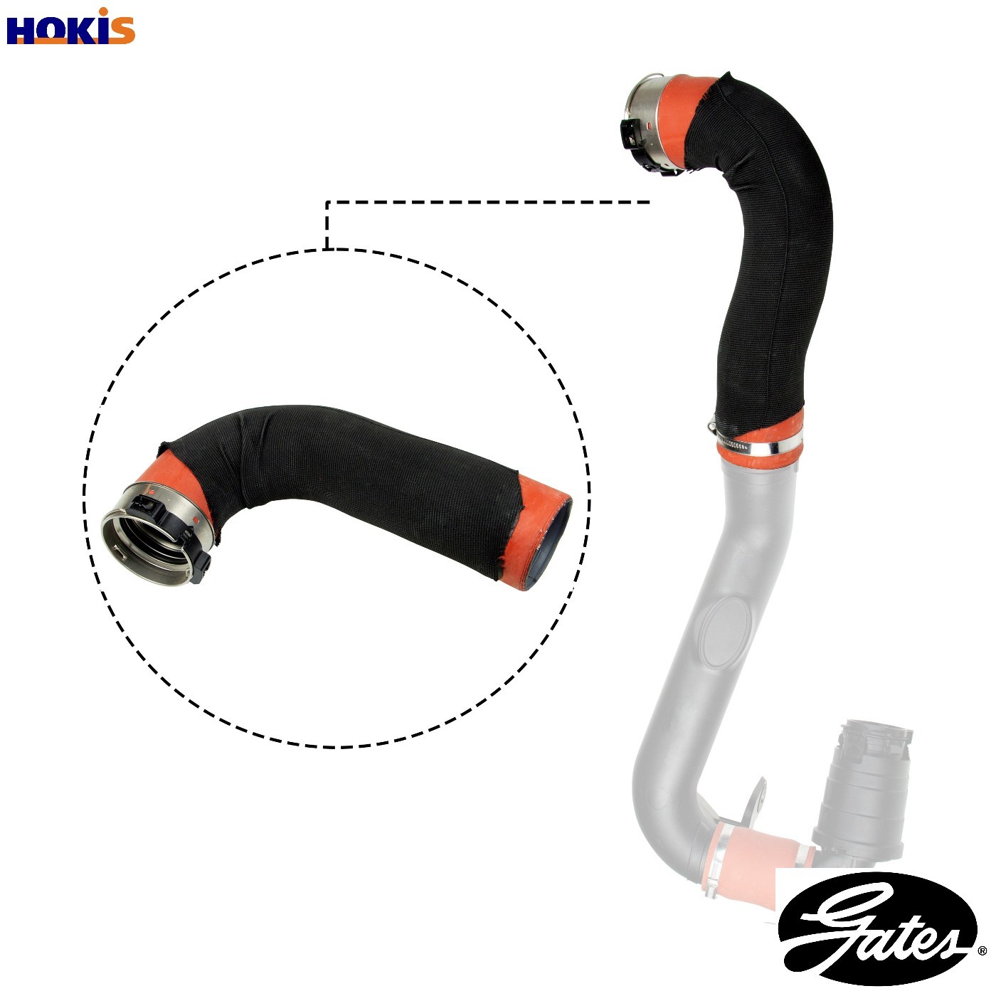 2x ✅Fits GATES-PRZEWODY 09-1304 AIR SUPPLY HOSE TURBO ⭐UK Seller⭐ - Image 5