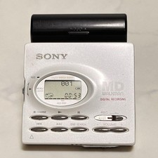 Sony Mz-R91 Md Walkman Working Item Aa Batteries Can Be Used Recording And Playb