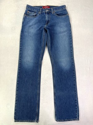 Vintage Levis 527 Low Bootcut Jeans Blue Denim Fitting Mens 30x34