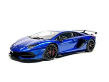 1/18 Autoart Lamborghini Aventador SVJ Sonic Blue Diecast ABS model car unboxed
