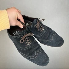 Dolce & Gabbana | D&G Black Oxfords Classic Brogue Design 42.5