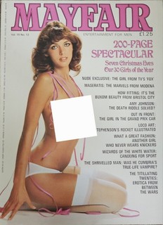 Vintage Mayfair Men's Magazine Vol 15 No 12 December 1980