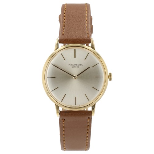 Patek Philipe Calatrava Silver Dial 18k Gold 33mm Manual Wind Men’s Watch 3468