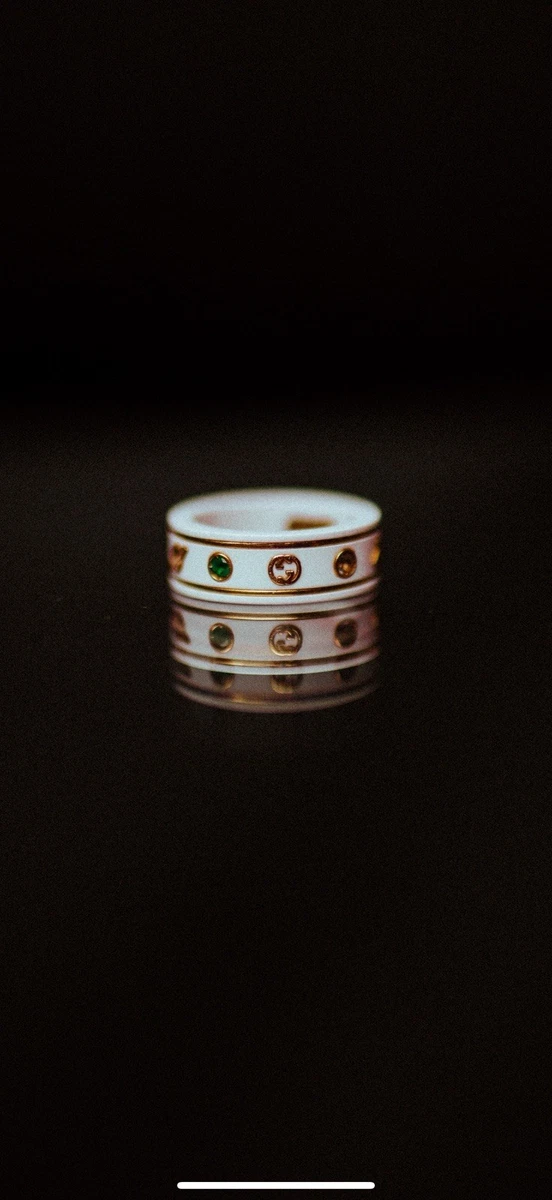 Gucci Gemstone Ring Yellow Gold Fine Rings for sale | eBay