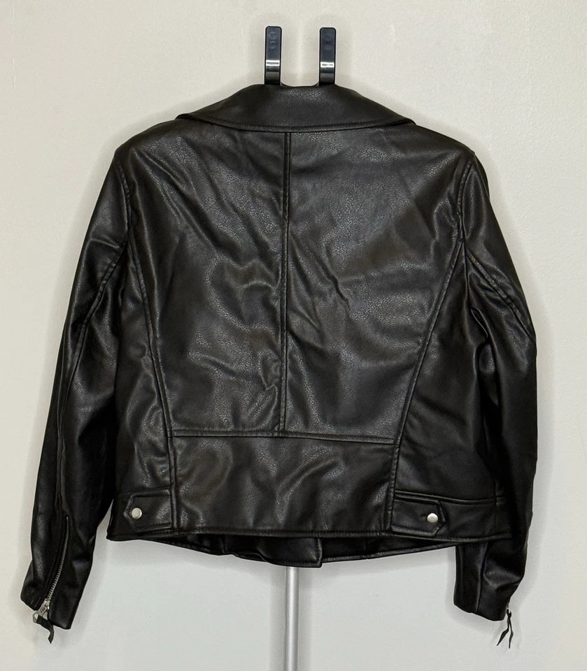 *NUEVO CON ETIQUETAS* H&M Chaqueta de cuero sintético para mujer Talla: XL Foto 2 de 3