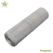 24in×100ft Poultry Mesh Fencing Chicken Wire 1" Hole for Galvanized Poultry Net 0.34 per foot