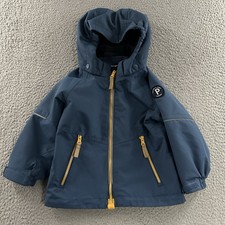 Polarn O Pyres Youth Jacket Blue Size 92 1-2 YRS Full Zip 100 Polyester