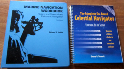 Marine Navigation Workbook and Complete on-board Celestial Navigator book...