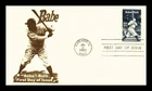DR JIM STAMPS US COVER BABE RUTH BASEBALL FIRST DAY ISSUE SCOTT 2046