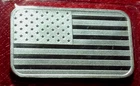 American Flag Bar-We Stand For The Flag Bar-Heraeus 1 Troy oz.999 Silver-Sealed