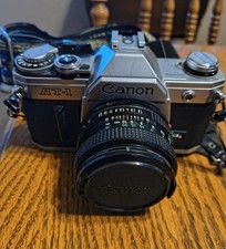Canon AT-1 35mm Film Camera with 50mm F1.8 FD-SC Lens