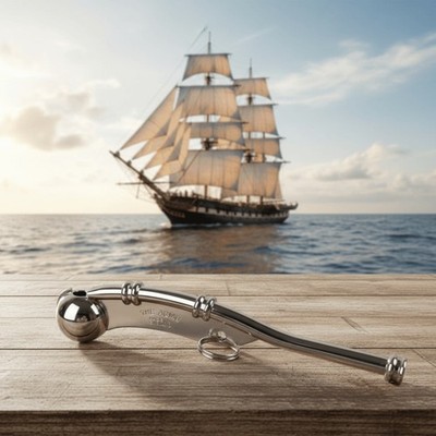 ACME Bootsmannpfeife No 12 Boatswains Pipe Messing Marine Signalpfeife
