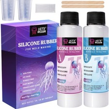 Silikon Kautschuk 230g flüssig Abformsilikon für Formenbau Kerzen Harz