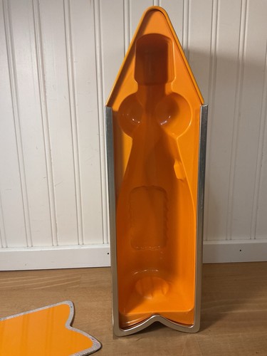 VEUVE CLICQUOT CHAMPAGNER PARIS STADT STRASSE PFEIL SCHILD ORANGE METALL BLECHTRÄGER - Bild 9 von 9