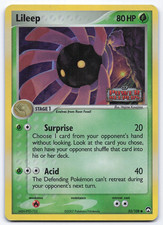 Lileep 52/108 EX Power Keepers Reverse Holo Pokemon Card Stamped MP Crease on eBay