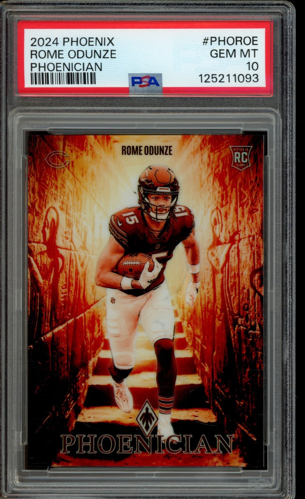 Rome Odunze Panini Phoenix Phoenician #PHOROE Base