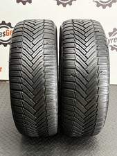 2x 225 55 R16 99H XL MICHELIN ALPIN6 M+S 4-6mm TESTED FREE FITTING
