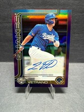 2025 Topps Pro Debut Autographs - Joe Vetrano #PD-63 Purple Foil 183/299 (AU)