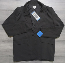 Steve Madden Blazer Adult Womens Large Black One Button
