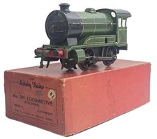 Vintage Hornby Trains Boxed OGauge Loco Engine 501 1842 41030 Green Clockwork 