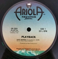 Vinyl 12" Playback - Space Invaders VG+ OP-2201 US Disco