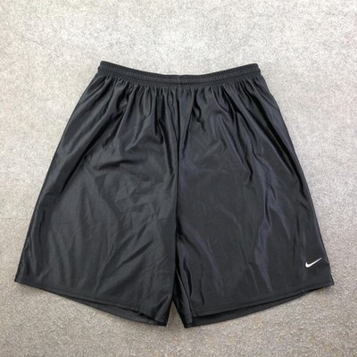 Vintage Nike Shorts Mens XL Black Dazzle 11 Inch Basketball Shimmer Shinny Y2K