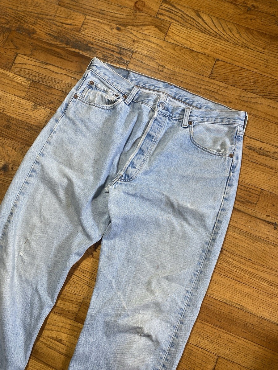90's リーバイス501 made in USA Vintage 90s Levi's 501 Made In USA Denim Jeans Blue Measure
