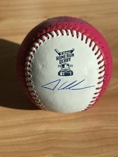 Adley Rutschman Signed Homerun Derby Baseball MLB & Fanatics Authentic Orioles 