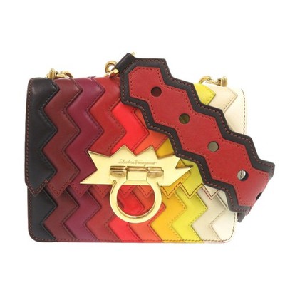 Ferragamo バッグ AUTHENTIC Salvatore Ferragamo x Sara Battaglia Zigzag Gancini