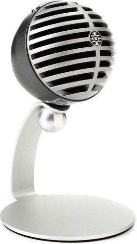 Shure MV5 Digital Condenser Microphone w/ USB and Lightning Cables -Gray & Black