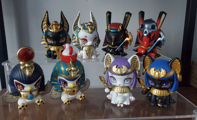 52TOYS AARU GARDEN Egyptian God Series 8 Figure Set