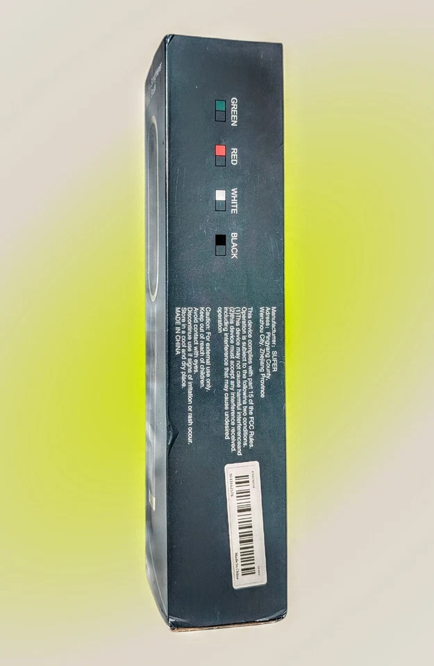 SUFER Plancha de Pelo Calefacción Plancha Cepillo Peine TEMPERATURA AJUSTABLE Verde NUEVO Foto 2 de 4