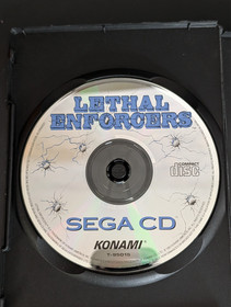 Lethal Enforcers Sega CD w/ Konami Justifier & American Laser Games Light Guns