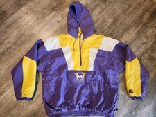 Vintage 90s University Of Washington Huskies Starter Quarter Zip Jacket Size 2xl