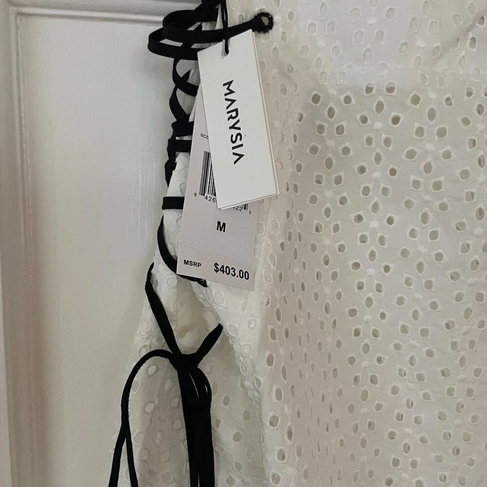 Marysia White Cover Up Size M NWT - Image 2 of 4