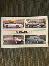 Original 1993 Subaru Full Line Sales Brochure 93 Svx Legacy Loyale Justy Original 1993 Subaru Full Line Sales Brochure 93 Svx Legacy Loyale Justy