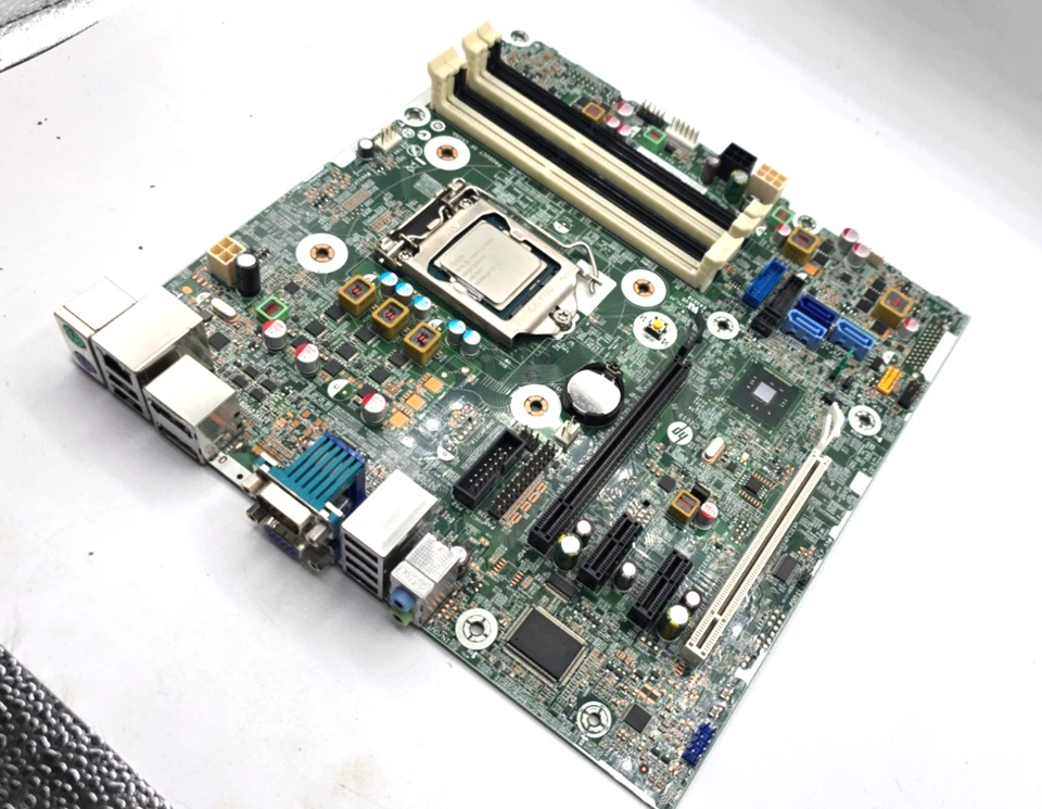 HP EliteDesk 800 G1 SFF Motherboard w/ i5-4590 3.30ghz CPU 796108-001 717372-003 - Image 2 of 4