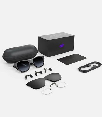 XREAL Air Nreal AR VR Smart Glasses - Black (NR-7100RGL)